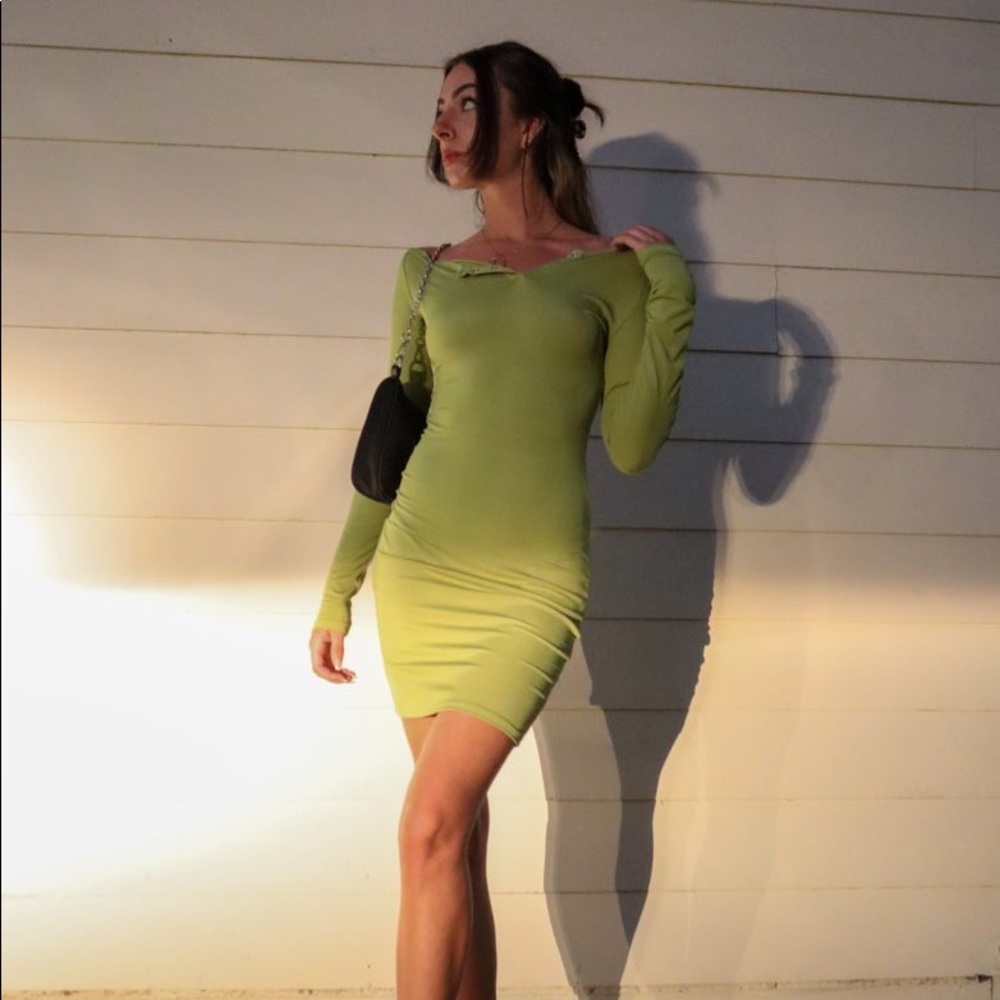 Dreams of Nirvana Dress in matcha